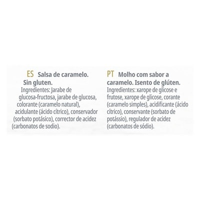 Carte D’Or topping líquido Caramelo 1Kg - 
